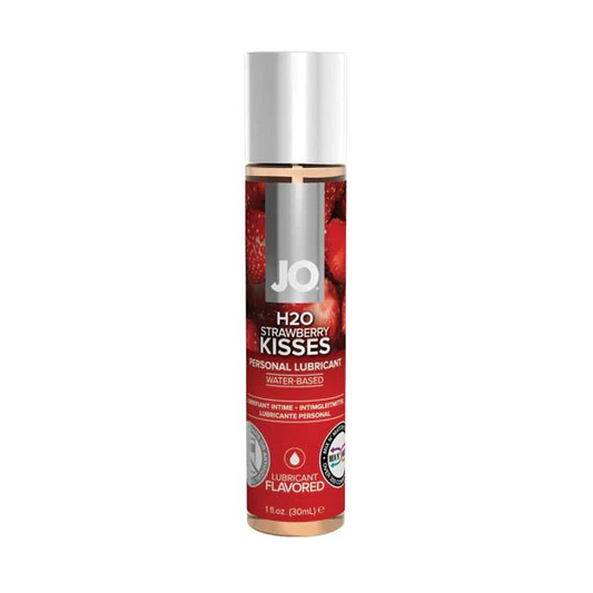 System JO H2O Strawberry Kisses Flavored Lubricant 1oz