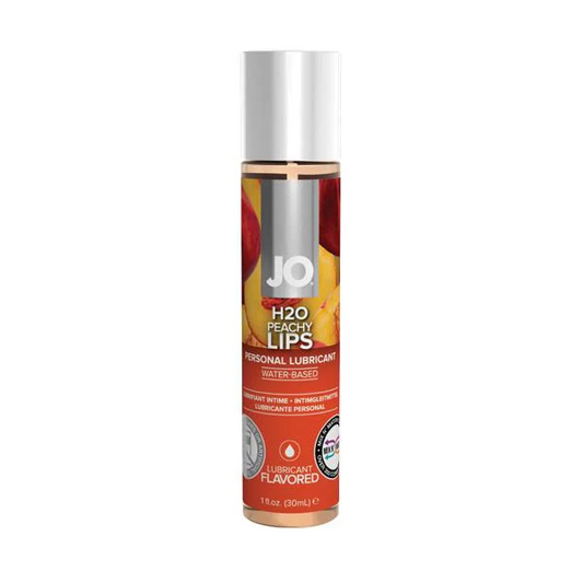 System JO H2O Peachy Lips Flavored Lubricant 1oz