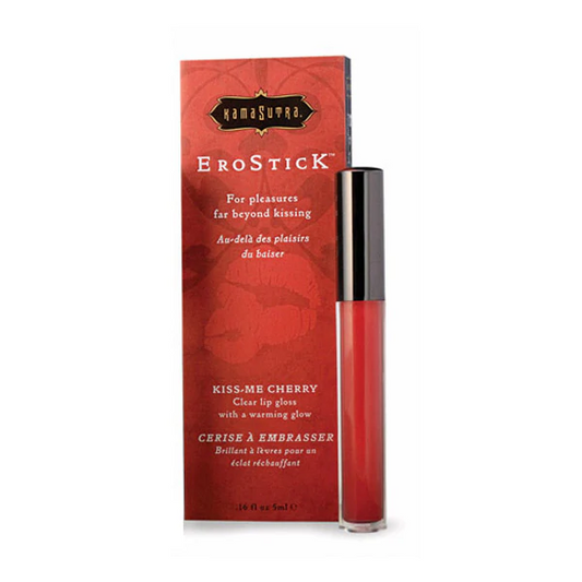 Kama Sutra Erostick Clear Lip Gloss - Cherry
