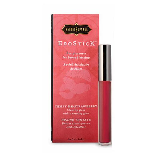Kama Sutra Erostick Clear Lip Gloss - Strawberry