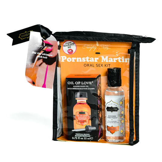 Kama Sutra Porn Star Martini Oral Sex Cocktail Kit - 2oz Divine Nectar / .75oz Oil of Love