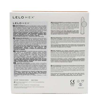 Lelo Hex Condoms 36 Pack