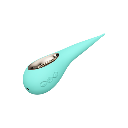 Lelo Dot Elliptical Clitoral Stimulator - Aqua