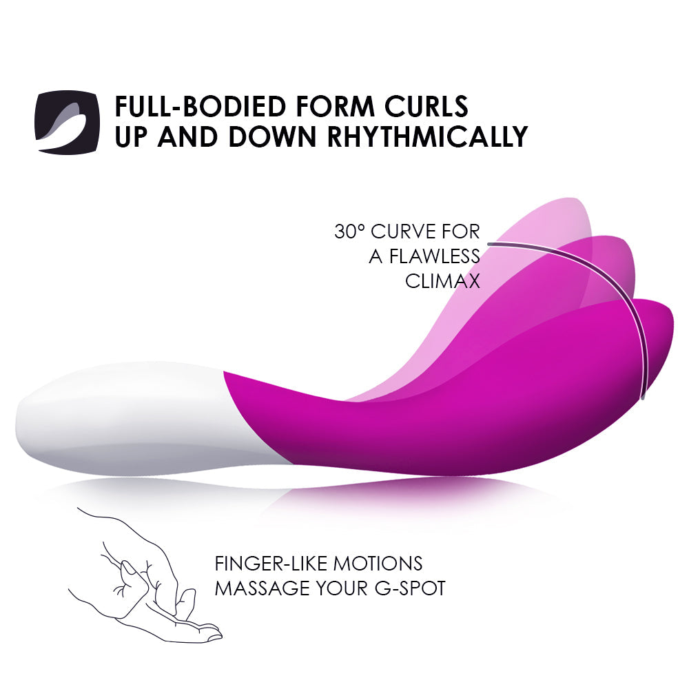 Lelo Mona Wave G-Spot Stimulator Deep Rose
