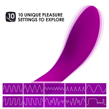 Lelo Mona Wave G-Spot Stimulator Deep Rose