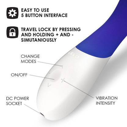 Lelo Mona Wave G-Spot Stimulator Midnight Blue