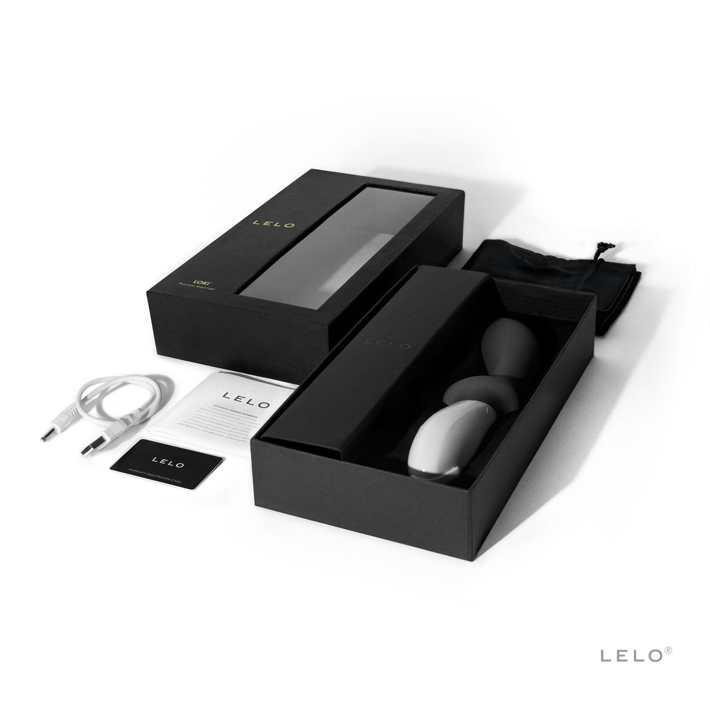 Lelo Loki Prostate Massager - Obsidian Black