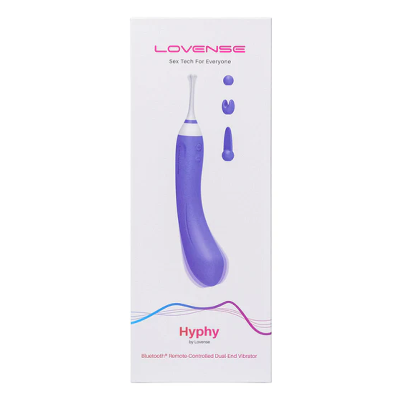 Lovense Hyphy Dual End Vibrator - PURPLE