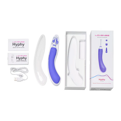 Lovense Hyphy Dual End Vibrator - PURPLE