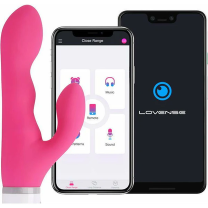 Lovense Nora Bluetooth Rabbit Vibrator - PINK