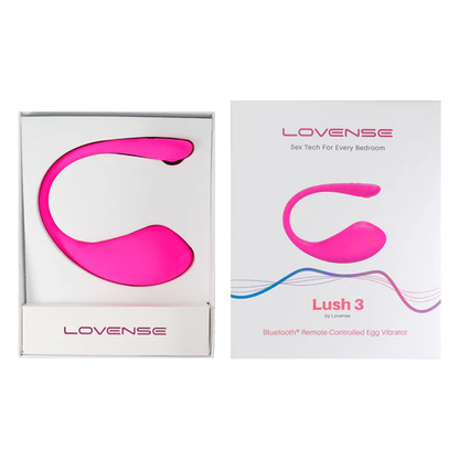 Lovense Lush 3 Bluetooth Remote Control Couples Vibrator - PINK