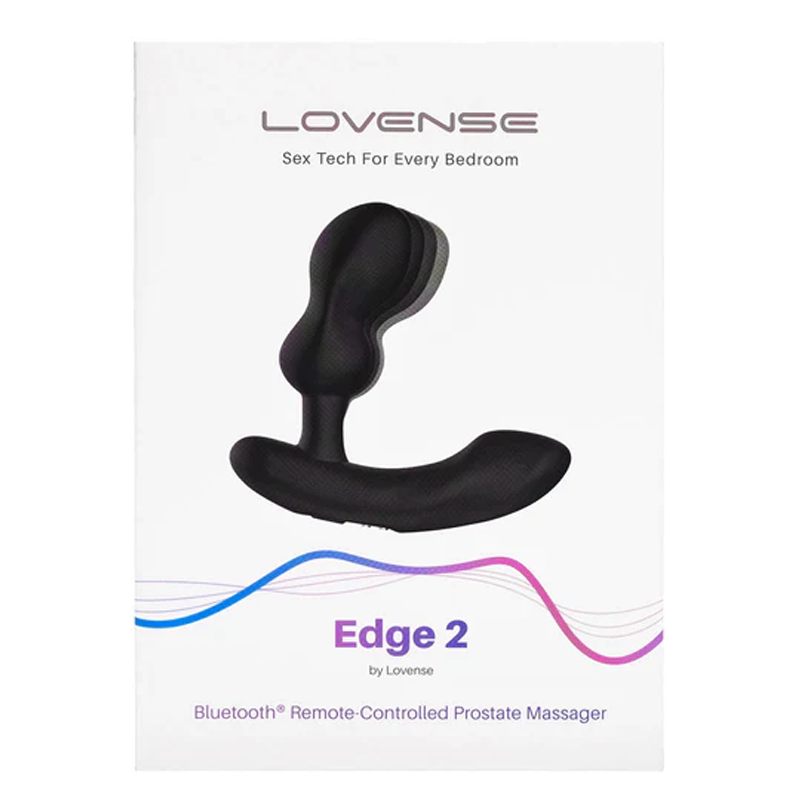 Lovense Edge 2 Bluetooth Prostate Massager - BLACK