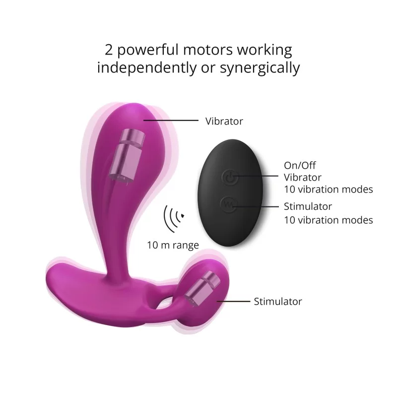 Love To Love Witty P/G-Spot Vibrator - SWEET ORCHID