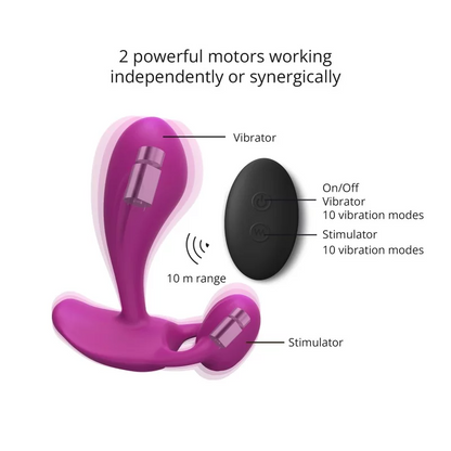 Love To Love Witty P/G-Spot Vibrator - SWEET ORCHID