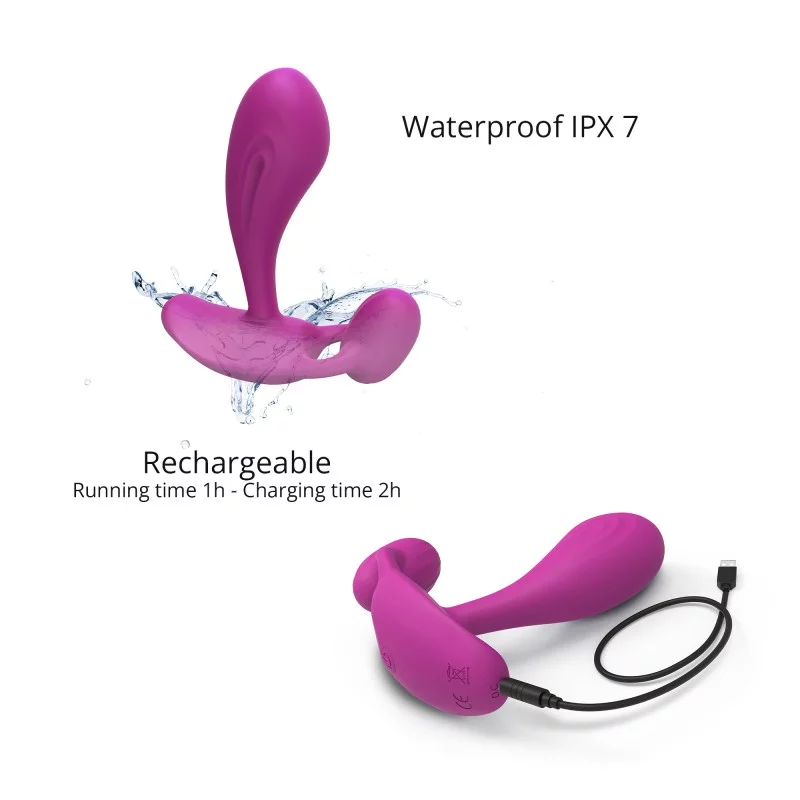 Love To Love Witty P/G-Spot Vibrator - SWEET ORCHID