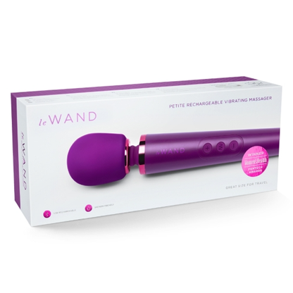Le Wand Petite Rechargeable Massager - Dark Cherry
