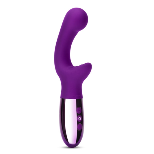 Le Wand XO Rabbit Vibrator - Dark Cherry