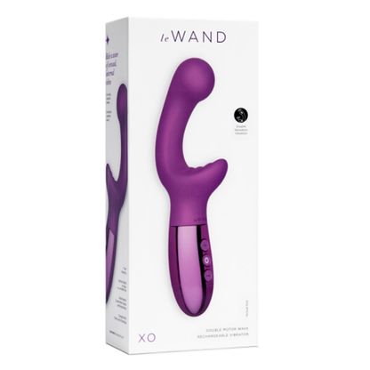 Le Wand XO Rabbit Vibrator - Dark Cherry