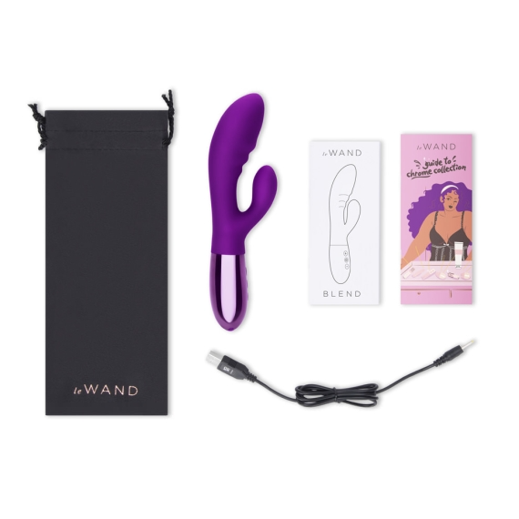 Le Wand - XO Rabbit Vibrator - Dark Cherry