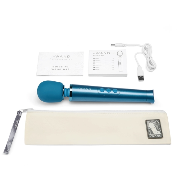 Le Wand Petite Rechargeable Massager - Blue