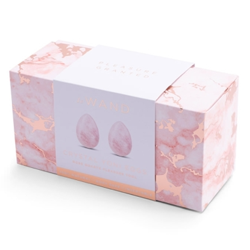 Le Wand Crystal Yoni Eggs - Rose Quartz