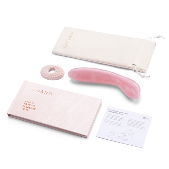 Le WAND Crystal G Wand - Rose Quartz