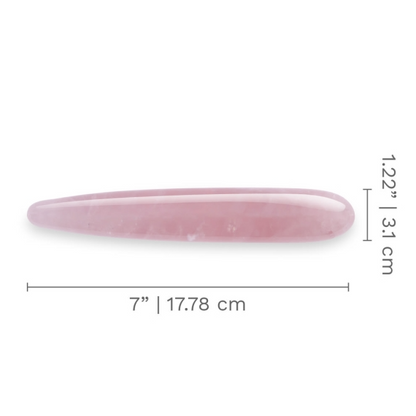 Le Wand Crystal Slim Wand - Rose Quartz