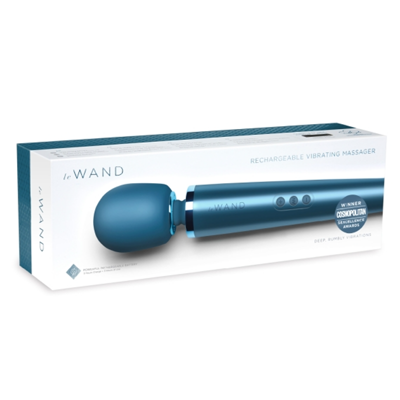 Le Wand Rechargeable Vibrating Massager - Pacific Blue