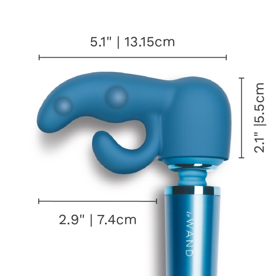 Le Wand's Dual Petite Silicone Attachment