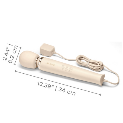 Le Wand Plug-In Vibrating Massager - Cream