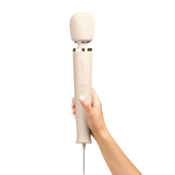Le Wand Plug-In Vibrating Massager - Cream