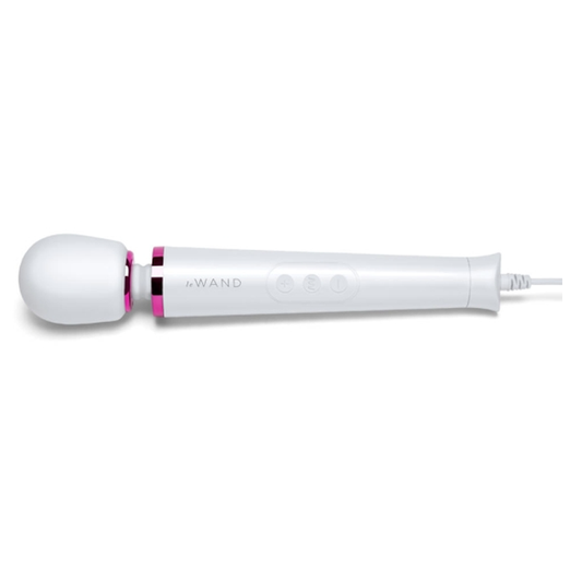 Le Wand Powerful Petite Plug-In Vibrating Massager - White