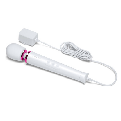 Le Wand Powerful Petite Plug-In Vibrating Massager - White