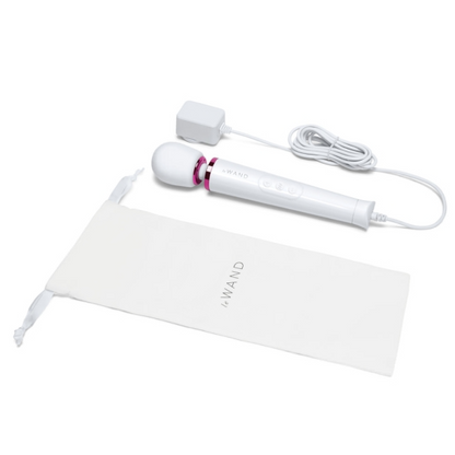 Le Wand Powerful Petite Plug-In Vibrating Massager - White