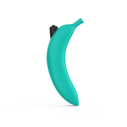 Love to Love Oh Oui Banana Vibrator - BLUE LAGOON