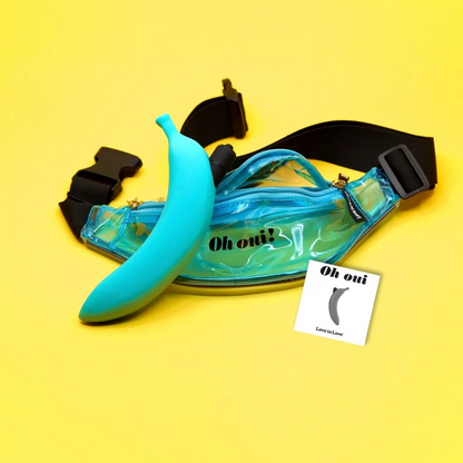 Love to Love Oh Oui Banana Vibrator - BLUE LAGOON