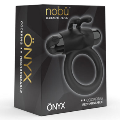Nobu Onyx Rechargeable Cockring - Black