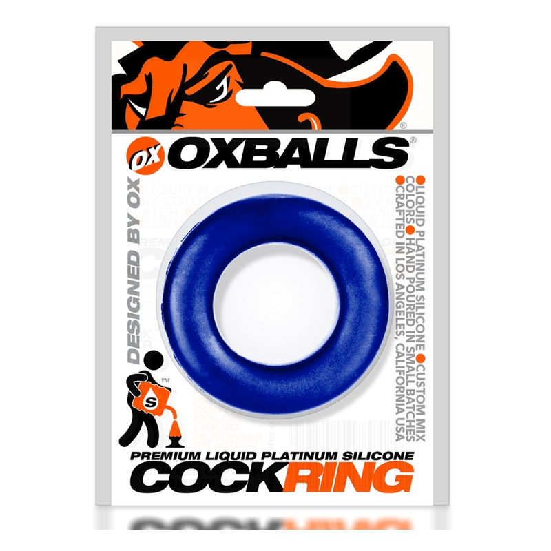 Oxballs Cock-T Cock Ring - BLUEBALLS