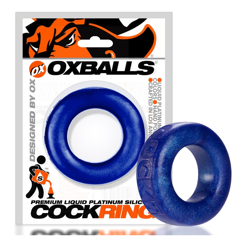 Oxballs Cock-T Cock Ring - BLUEBALLS