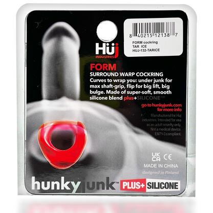 Hunky Junk FORM cockring, TAR ICE