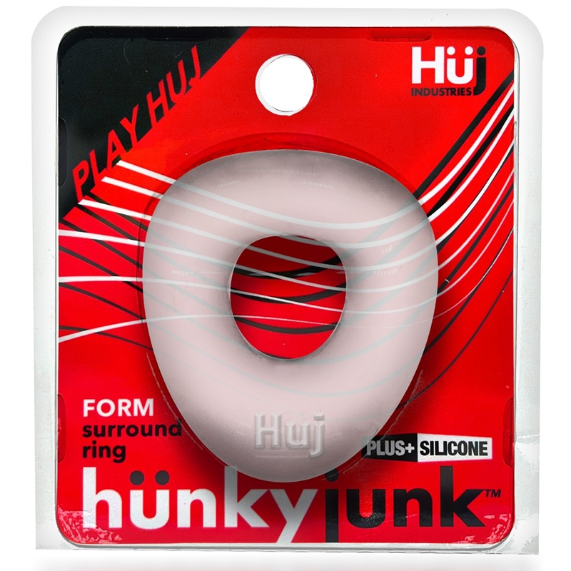Hunky Junk FORM cockring, CLEAR ICE