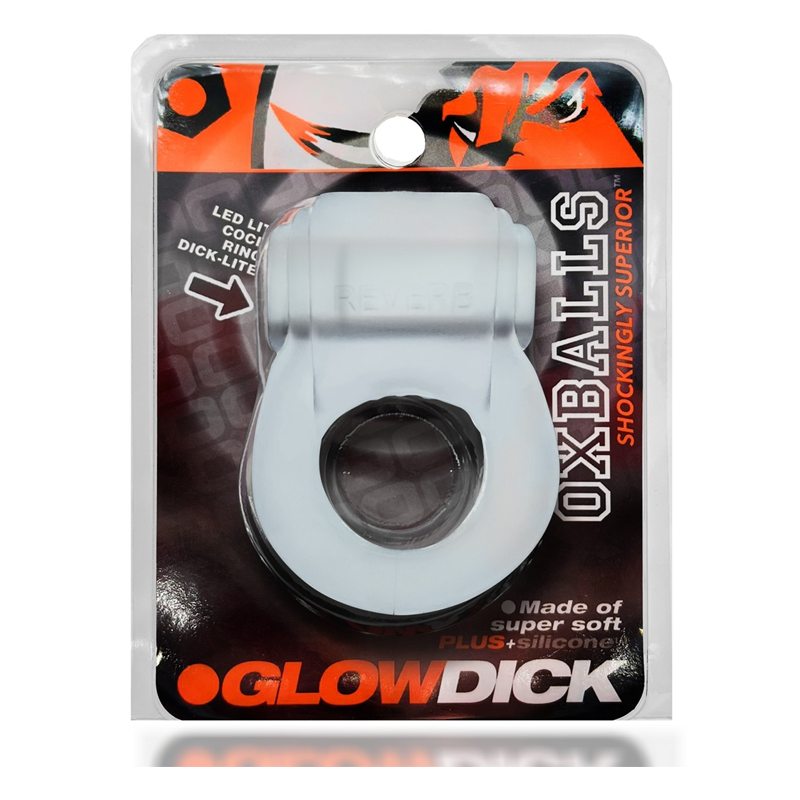 Oxballs Glowdick Cockring Clear Ice