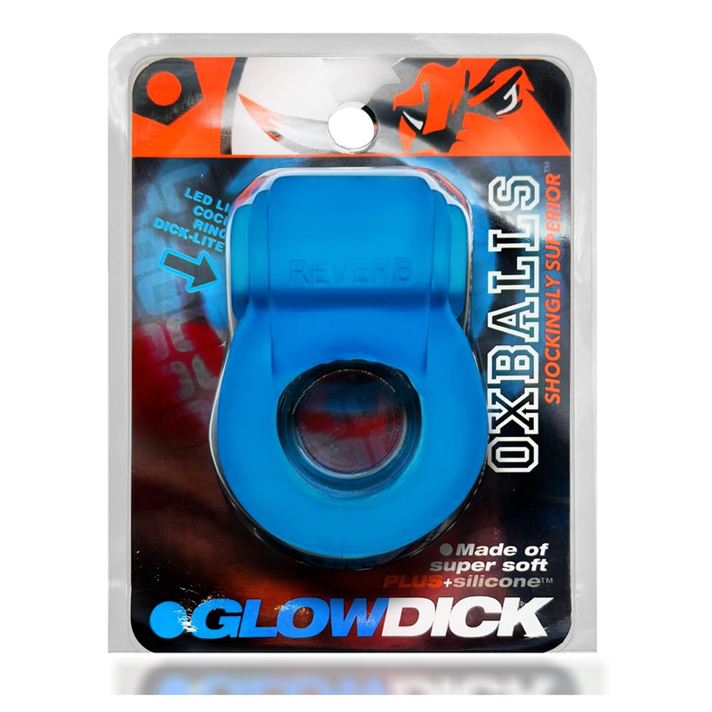 Oxballs Glowdick Cockring Blue Ice