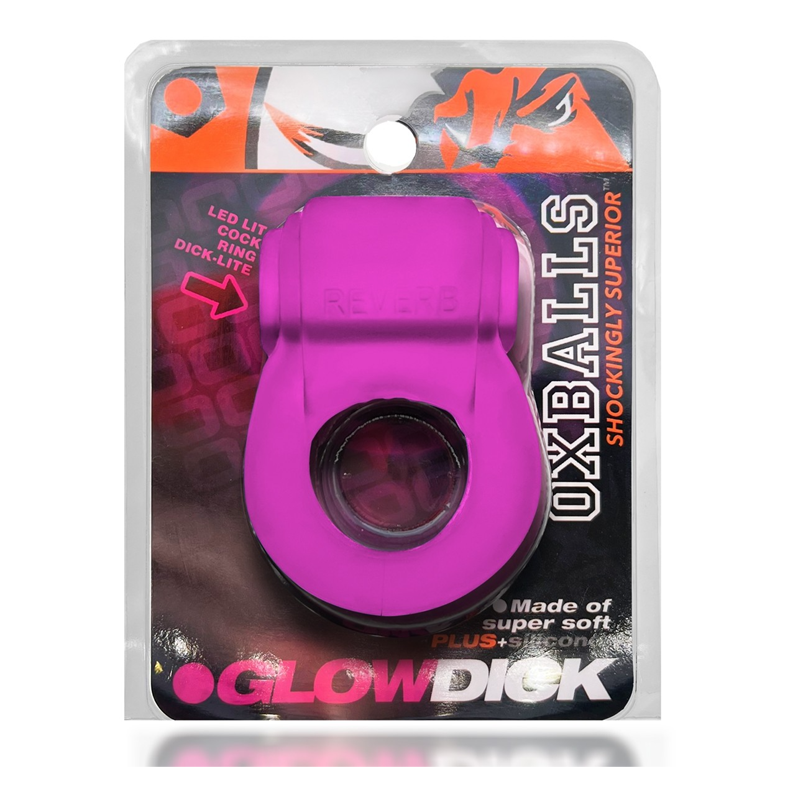 Oxballs Glowdick Cockring Pink Ice