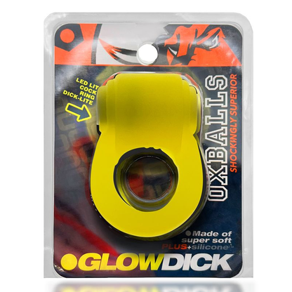 Oxballs Glowdick Cockring Yellow Ice