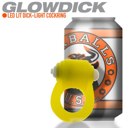 Oxballs Glowdick Cockring Yellow Ice