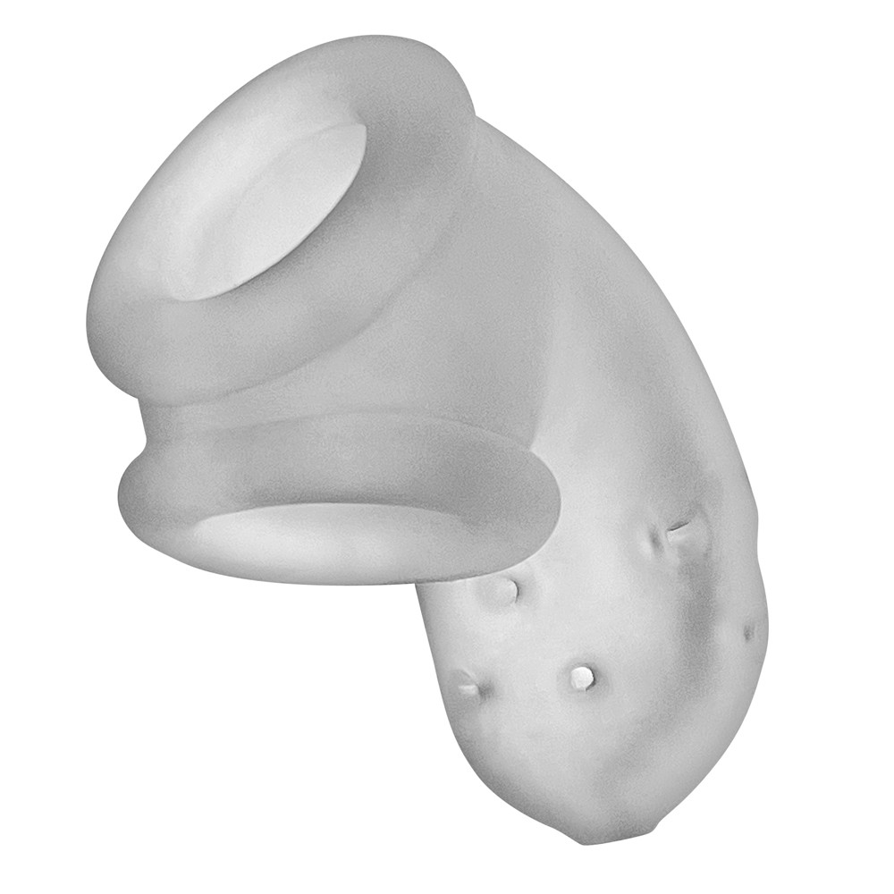 Oxballs Airlock Chastity Cage - Clear Ice