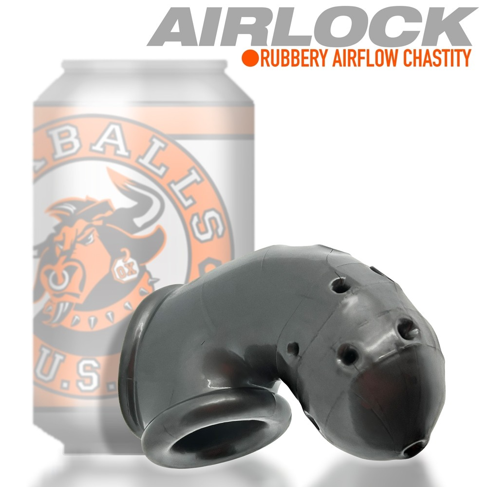 Oxballs Airlock Chastity Cage Steel