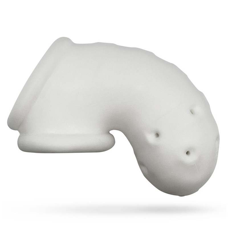 Oxballs Airlock Chastity Cage - White Ice