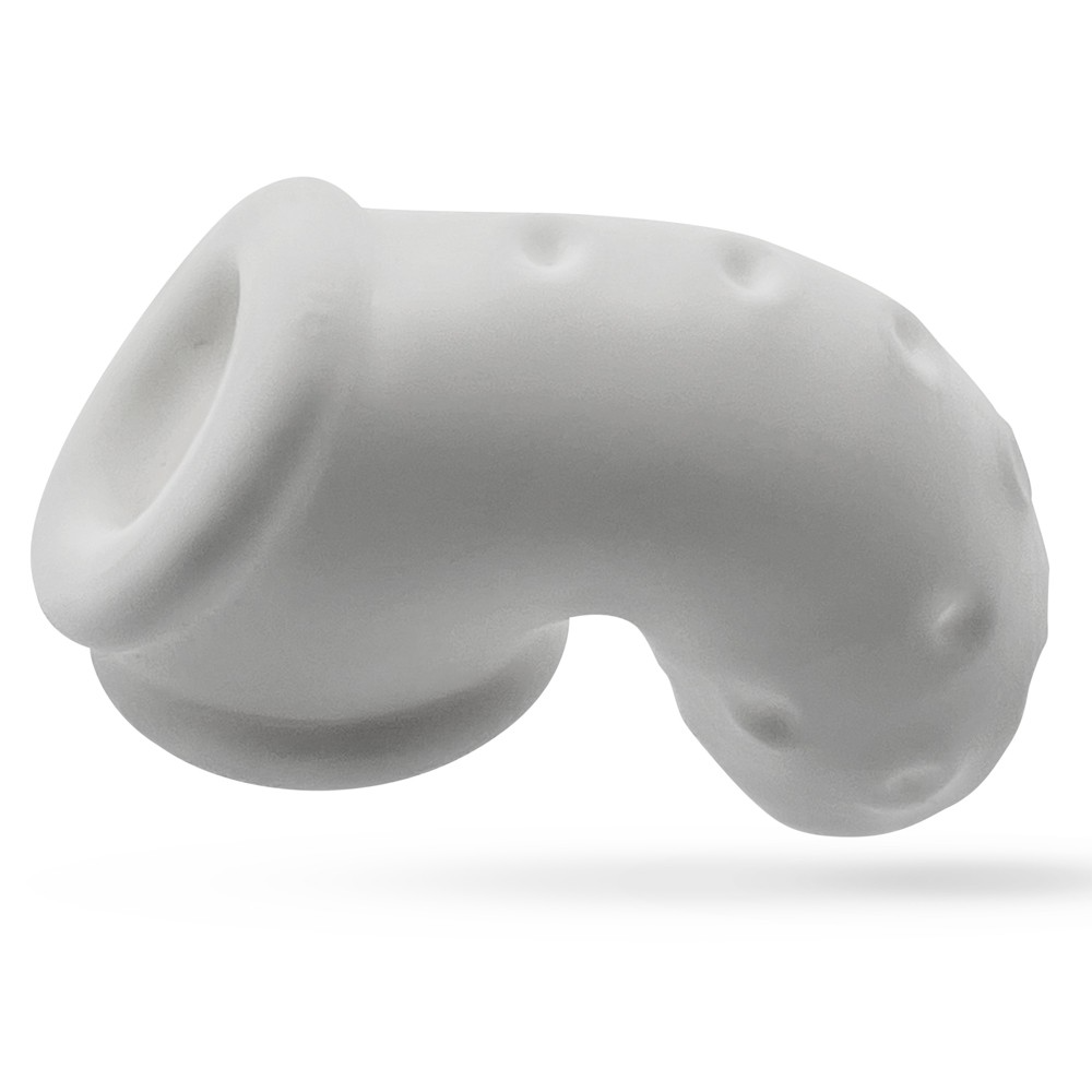 Oxballs Airlock Chastity Cage - White Ice